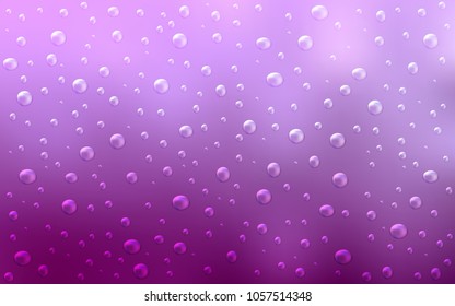 Light Pink vector background with bubbles. Beautiful colored illustration with blurred circles in nature style. The pattern can be used for beautiful websites.
