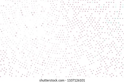 Light Pink vector  background with bubbles. Blurred decorative design in abstract style with bubbles. New design for ad, poster, banner of your website.