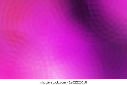 Light Pink vector background with bubbles. Abstract illustration with colored bubbles in nature style. Pattern can be used for futuristic ad, booklets.