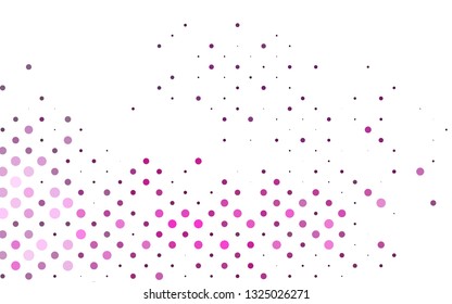 Light Pink vector background with bubbles. Blurred decorative design in abstract style with bubbles. Pattern for beautiful websites.