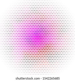 Light Pink vector background with bubbles. Abstract illustration with colorful spots in nature style. Design for your commercials.