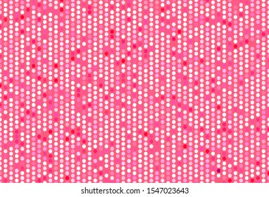 Light Pink vector background with bubbles. Blurred bubbles on abstract background with colorful gradient. New template for your brand book.
