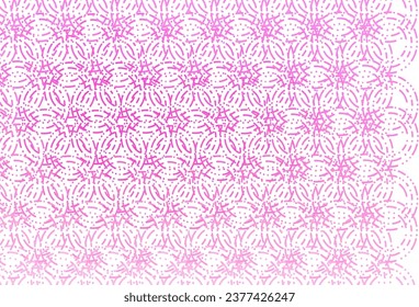 Light pink vector background with bubbles. Illustration with set of shining colorful abstract circles. Completely new template for your brand book.