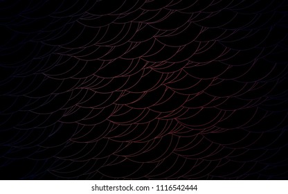 Light Pink vector  background with circles. Glitter abstract illustration with blurred drops of rain. Beautiful design for your business natural advert.