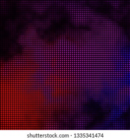 Light Pink vector background with circles. Colorful illustration with gradient dots in nature style. Pattern for business ads.