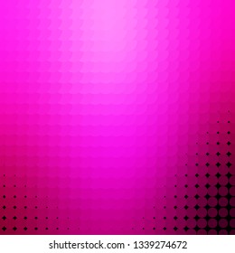 Light Pink vector background with circles. Glitter abstract illustration with colorful drops. Pattern for business ads.