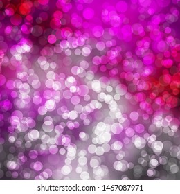 Light Pink vector background with circles. Abstract colorful disks on simple gradient background. New template for your brand book.