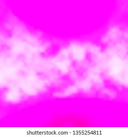 Light Pink vector background with clouds. Illustration in abstract style with gradient clouds. Colorful pattern for appdesign.