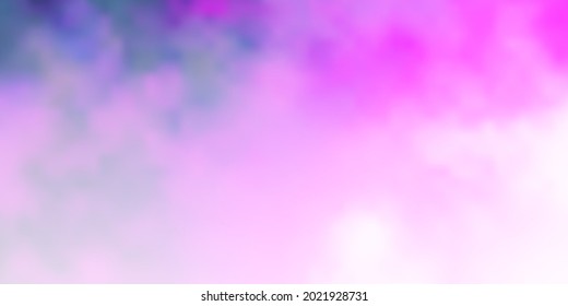 Light Pink vector background with clouds. Colorful illustration with abstract gradient clouds. Template for landing pages.