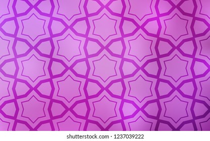 Light Pink vector background with colored stars. Blurred decorative design in simple style with stars. Best design for your ad, poster, banner.