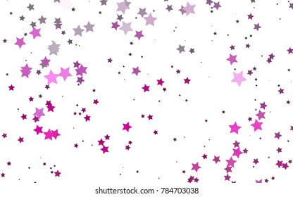 Light Pink vector background with colored stars. Glitter abstract illustration with colored stars. The pattern can be used for new year ad, booklets. Light Pink vector background with colored stars. Glitter abstract illustration with colored stars. The pattern can be used for new year ad, booklets.