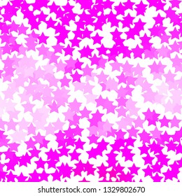 Light Pink vector background with colorful stars. Shining colorful illustration with small and big stars. Pattern for websites, landing pages.