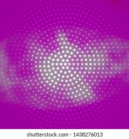 Light Pink vector background with colorful stars. Colorful illustration in abstract style with gradient stars. Pattern for websites, landing pages.