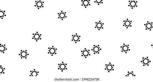 Fondo vectorial rosa claro con símbolos covid-19. Diseño simple en estilo abstracto con formas de infección. Diseño para la alerta de riesgo biológico.