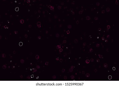 Light Pink vector background with cuisine gourmet. Illustration with set of fresh food in doodle style. Doodle design for your business advert of cafes.