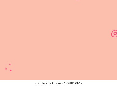 Light Pink vector background with cuisine gourmet. Illustration with set of fresh food in doodle style. Template for meal cooking in kitchen.
