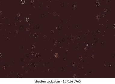Light Pink vector background with cuisine gourmet. Abstract background with colorful Fast Food illustrations. Pattern for ad, booklets, leaflets of restaurants.