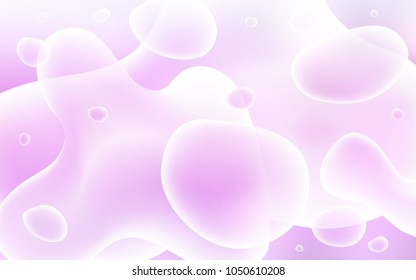 Light Pink vector background with curved circles. Shining illustration, which consist of blurred lines, circles. Memphis design for your web site.