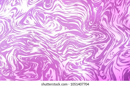 Light Pink vector background with curved circles. Colorful abstract illustration with gradient lines. The elegant pattern for brand book.