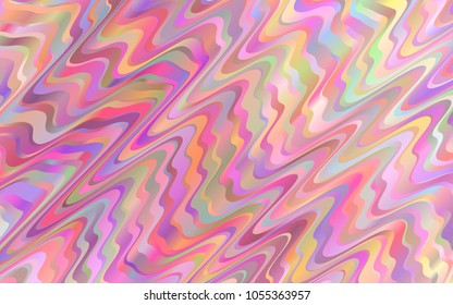Light Pink vector background with curved circles. A completely new color illustration in marble style. Brand-new design for your ads, poster, banner.