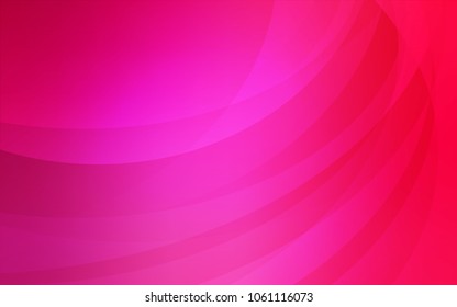 Light Pink vector background with curved circles. Shining crooked illustration in marble style. New composition for your brand book.