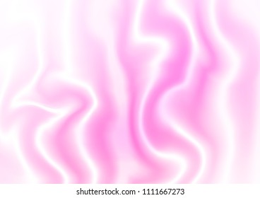 Light Pink vector background with curved circles. Shining illustration, which consist of blurred lines, circles. Brand new design for your ads, poster, banner.