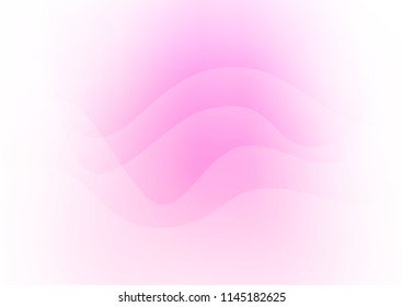 Light Pink vector background with curved circles. Colorful illustration in abstract marble style with gradient. A new texture for your  ad, booklets, leaflets.