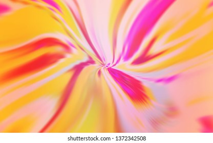 Light Pink vector background with curved lines. Colorful illustration in simple style with gradient. Template for cell phone screens.