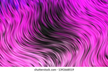 Light Pink vector background with curved circles. Blurred geometric sample with gradient bubbles.  A completely new marble design for your business.