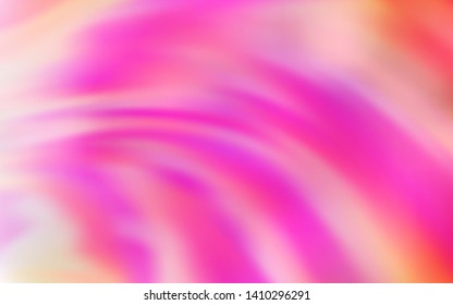 Light Pink vector background with curved lines. An elegant bright illustration with gradient. Abstract design for your web site.
