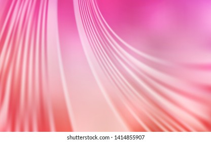 Light Pink vector background with curved lines. Modern gradient abstract illustration with bandy lines. Abstract style for your business design.