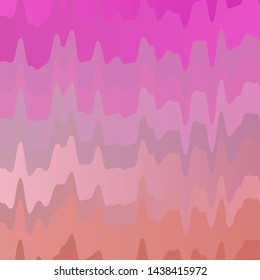 Light Pink vector background with curved lines. Bright sample with colorful bent lines, shapes. Smart design for your promotions.
