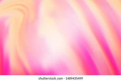 Light Pink vector background with curved lines. An elegant bright illustration with gradient. Colorful wave pattern for your design.
