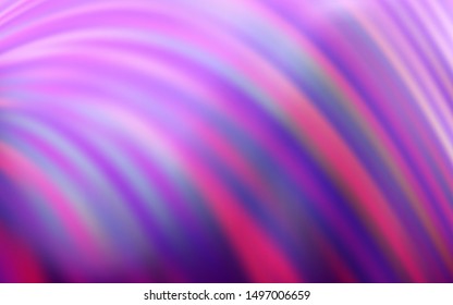 Light Pink vector background with curved lines. Geometric illustration in abstract style with gradient.  Abstract design for your web site.