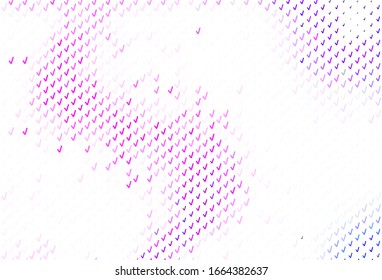 Light Pink vector background with curved lines. Geometric illustration in abstract style with gradient.  A new texture for your  ad, booklets, leaflets.