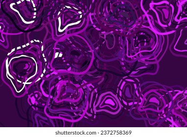 Light Pink vector background with curved lines. An elegant bright illustration with gradient. Pattern for your business design.