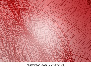 Light Pink vector background with curved lines. Colorful illustration in abstract style with gradient. Business design for posters, banners.
