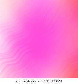 Light Pink vector background with curves. Brand new colorful illustration with bent lines. Best design for your ad, poster, banner.