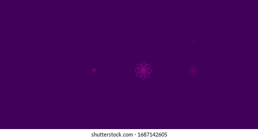 Hellrosa Vektorillustration Hintergrund mit Kurven. Farbige abstrakte Illustration mit Farbverlauf-Kurven. Muster für Webseiten, Landing-Seiten.