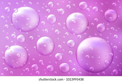 Light Pink vector background with dots. Modern abstract illustration with colorful water drops. New design for ad, poster, banner of your website.