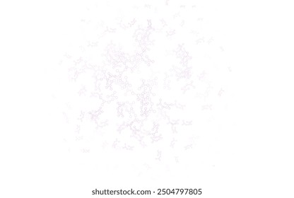 Light Pink vector background with forms of artificial intelligence. Shining colorful illustration with real structure of AI. Pattern for science, futuristic designs.