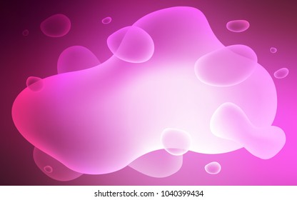 Light Pink vector background with lamp shapes. An elegant bright illustration with gradient. New composition for your brand book.