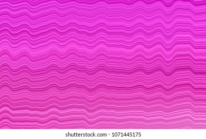 Light Pink vector background with lamp shapes. A sample with blurred bubble shapes. Textured wave pattern for backgrounds.