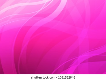Light Pink vector background with lamp shapes. Shining crooked illustration in marble style. A new texture for your  ad, booklets, leaflets.