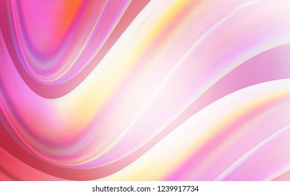 Light Pink vector background with lamp shapes. Creative geometric illustration in marble style with gradient. A completely new template for your business design.
