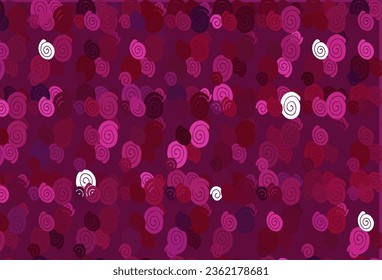 Light Pink vector background with lamp shapes. Colorful abstract illustration with gradient lines. Brand new design for your ads, poster, banner.