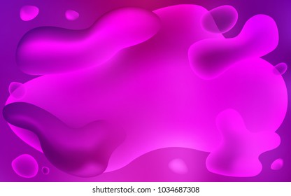 Light Pink vector background with lava shapes. An elegant bright illustration with gradient. The elegant pattern for brand book.