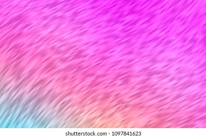 Light Pink vector background with lava shapes. A sample with blurred bubble shapes. New composition for your brand book.