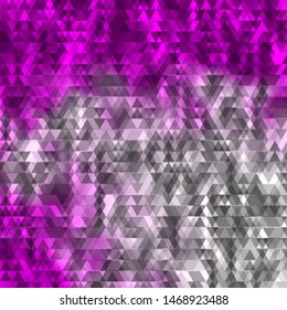 Light Pink vector background with lines, triangles. Shining abstract illustration with colorful triangles. Pattern for commercials.