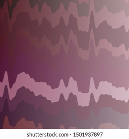 Light Pink vector background with lines. Illustration in halftone style with gradient curves. Best design for your ad, poster, banner.